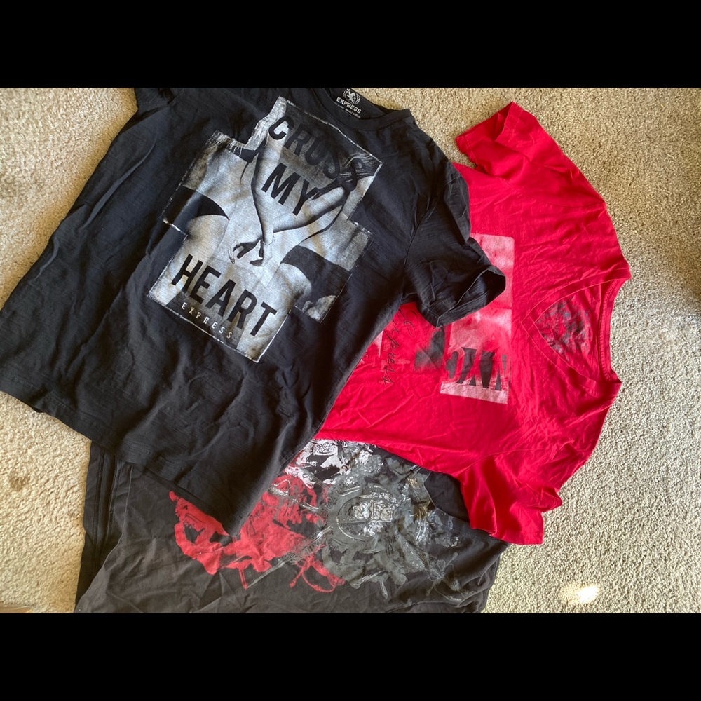 3pc Express Graphic Tees “Party Boy Pack”